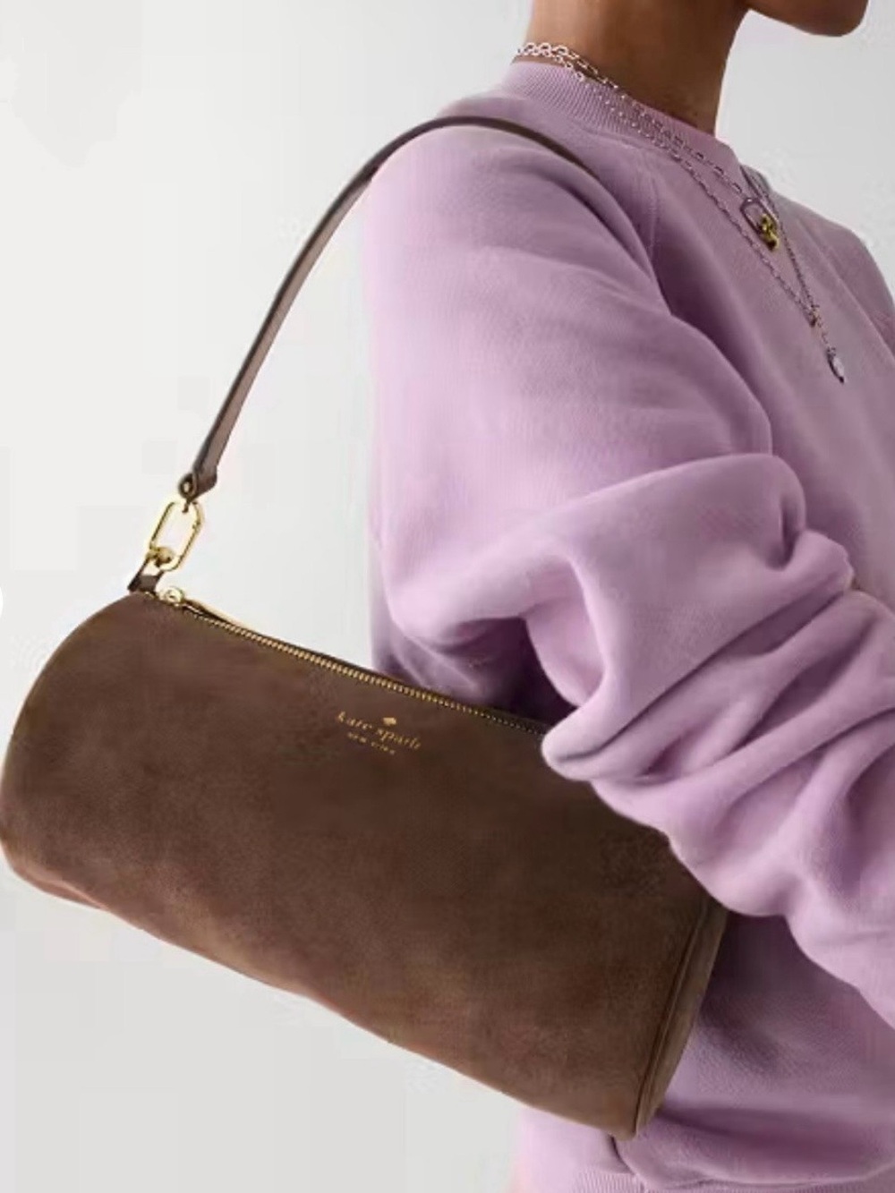 Kate Spade Roulette Suede Medium
Shoulder Bag - Picture 2 of 9